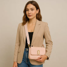 Stylish Sling Bag with Button Closure & Detachable Strap | Casual